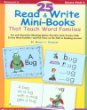25 Read Write Mini-Books That Teach Word Families