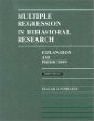Multiple Regression in Behavioral Research