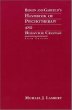 Bergin and Garfields Handbook of Psychotherapy and Behavior Change