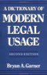 A Dictionary of Modern Legal Usage
