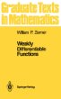 Weakly Differentiable Functions: Sobolev Spaces and Functions of Bounded Variation (Graduate Texts in Mathematics)
