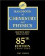 CRC Handbook Chemistry and Physics, 85th Edition
